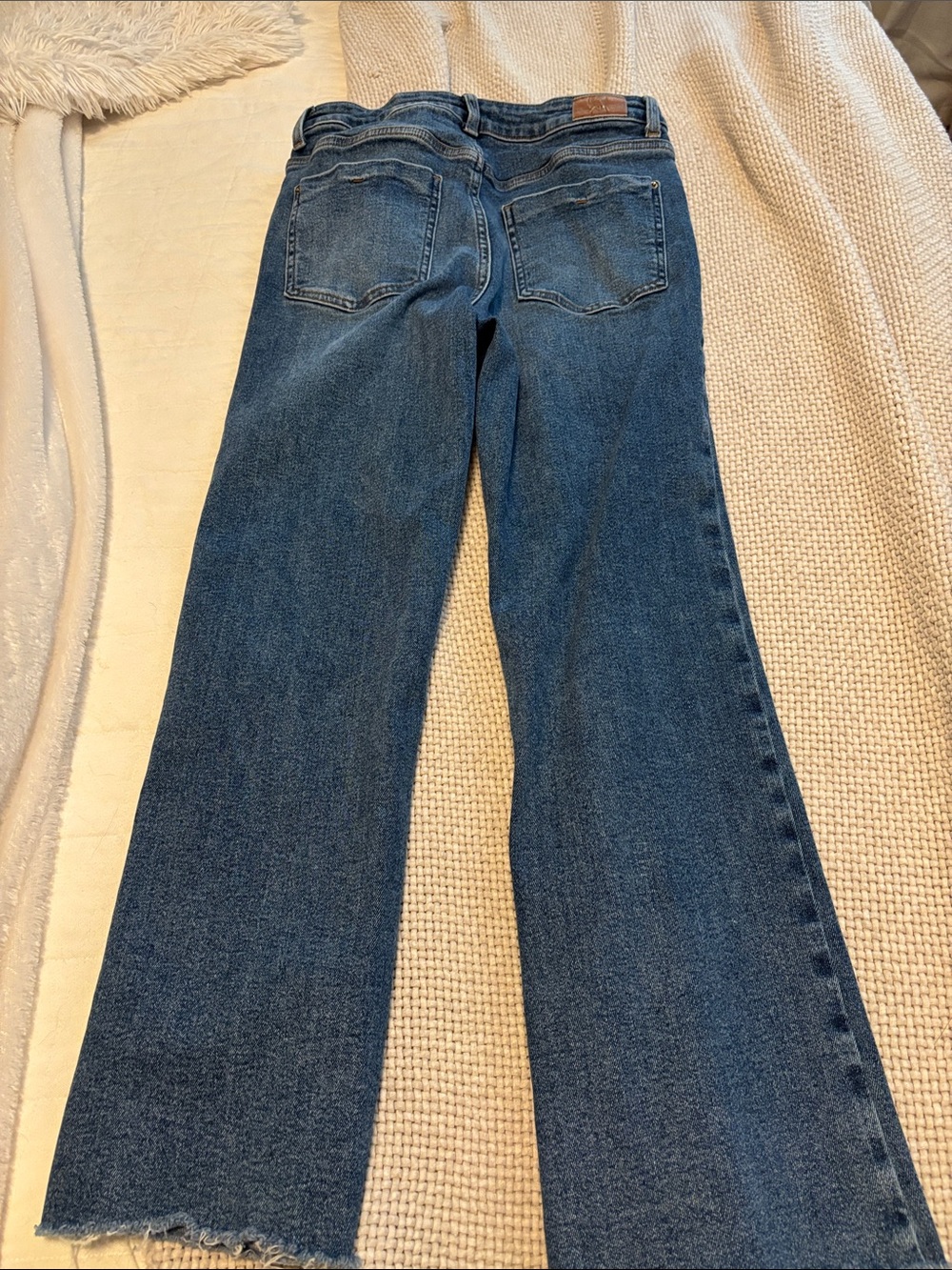 Zara Mid Blue Wide-Leg Jeans - Picture 2 of 5